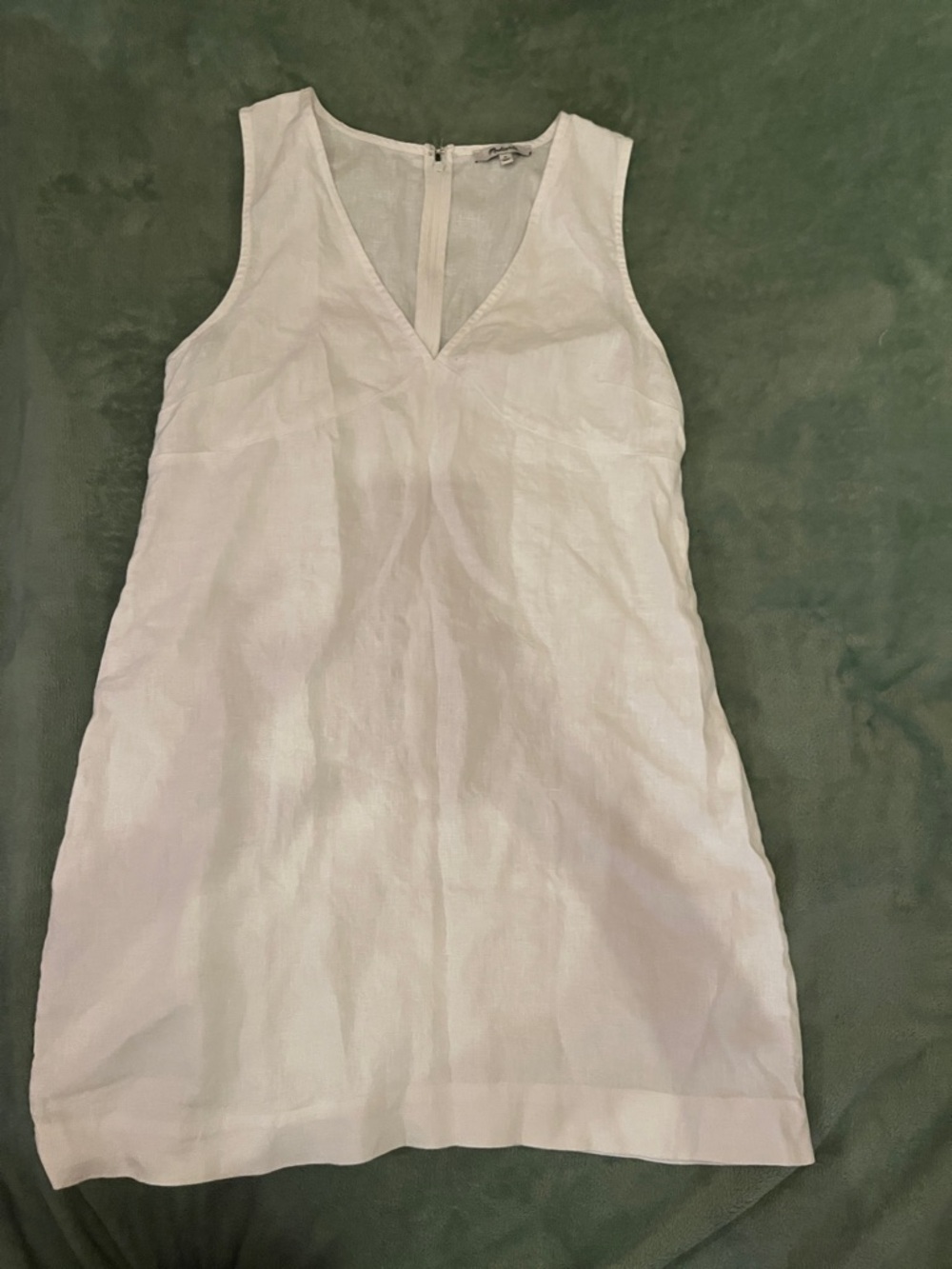 Madewell White Linen Shift Dress NWOT